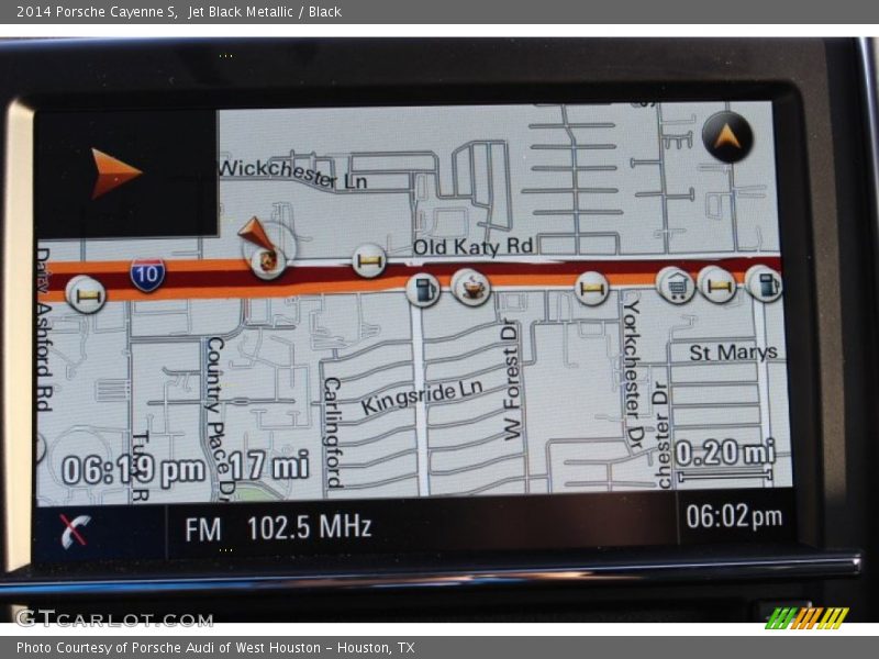 Navigation of 2014 Cayenne S