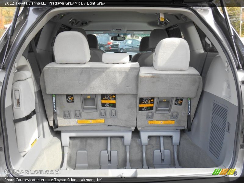 Predawn Gray Mica / Light Gray 2012 Toyota Sienna LE