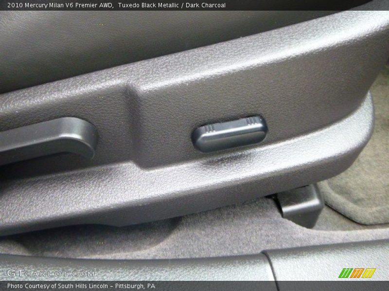 Tuxedo Black Metallic / Dark Charcoal 2010 Mercury Milan V6 Premier AWD