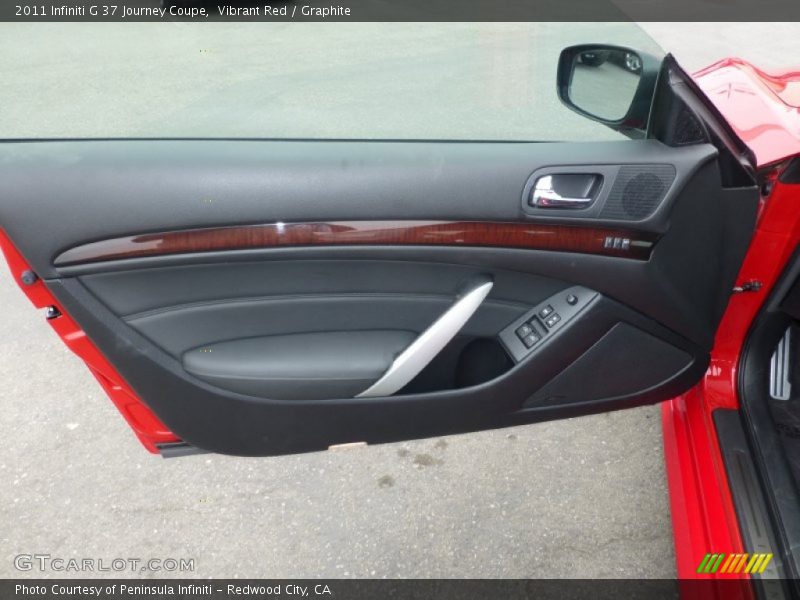Vibrant Red / Graphite 2011 Infiniti G 37 Journey Coupe