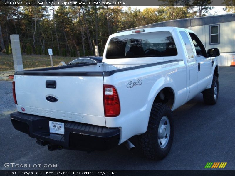 Oxford White / Camel 2010 Ford F250 Super Duty XLT SuperCab 4x4