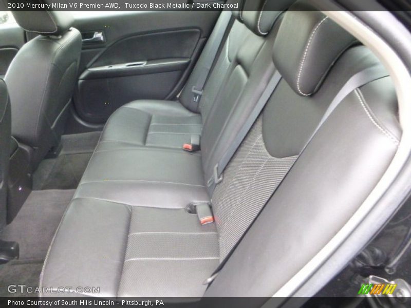 Tuxedo Black Metallic / Dark Charcoal 2010 Mercury Milan V6 Premier AWD