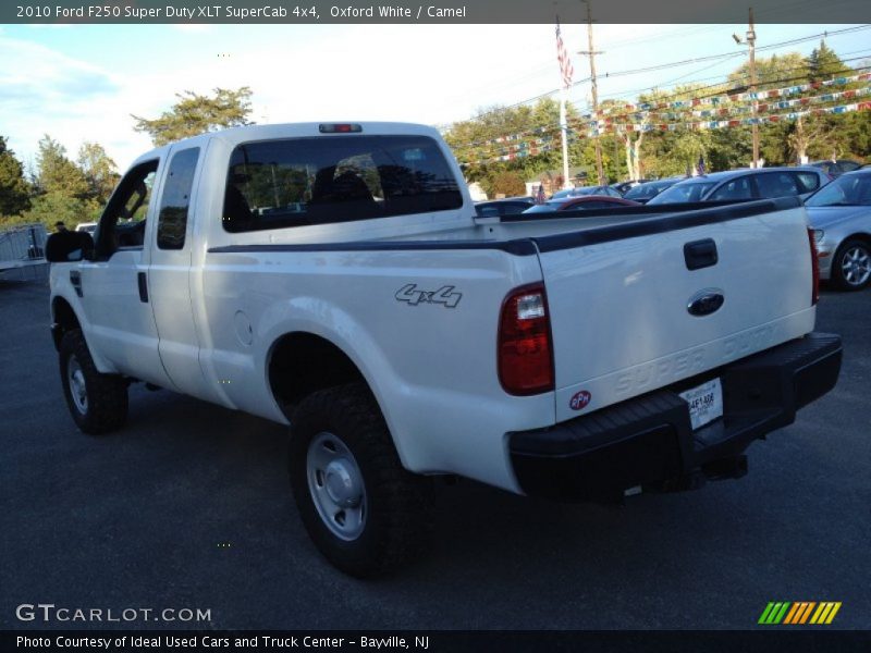 Oxford White / Camel 2010 Ford F250 Super Duty XLT SuperCab 4x4