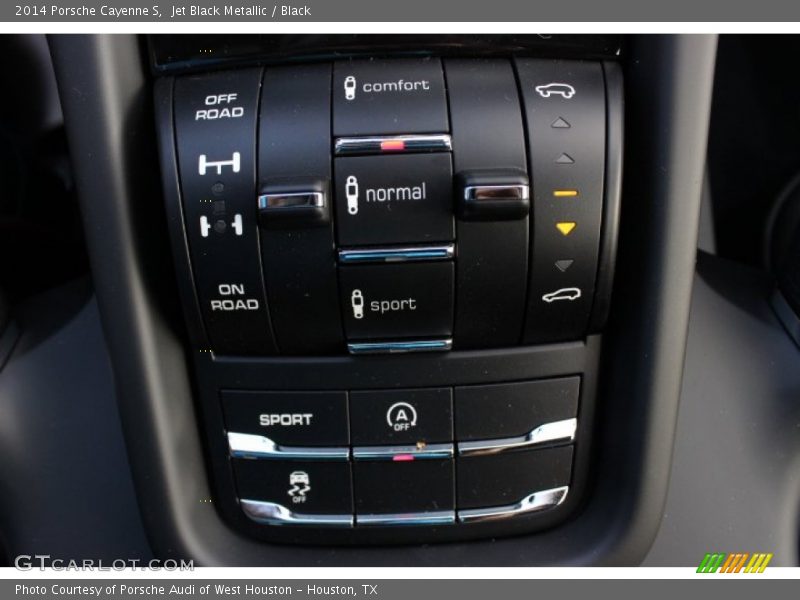 Controls of 2014 Cayenne S