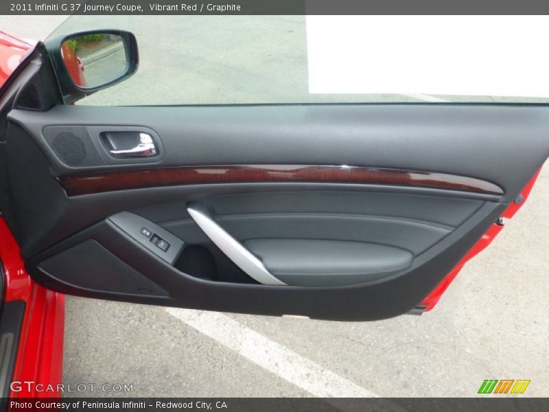 Vibrant Red / Graphite 2011 Infiniti G 37 Journey Coupe