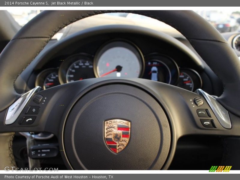 Jet Black Metallic / Black 2014 Porsche Cayenne S