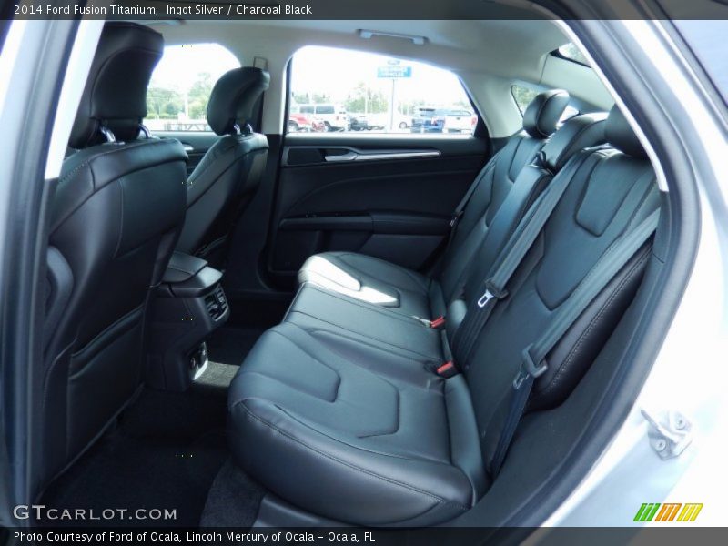 Rear Seat of 2014 Fusion Titanium