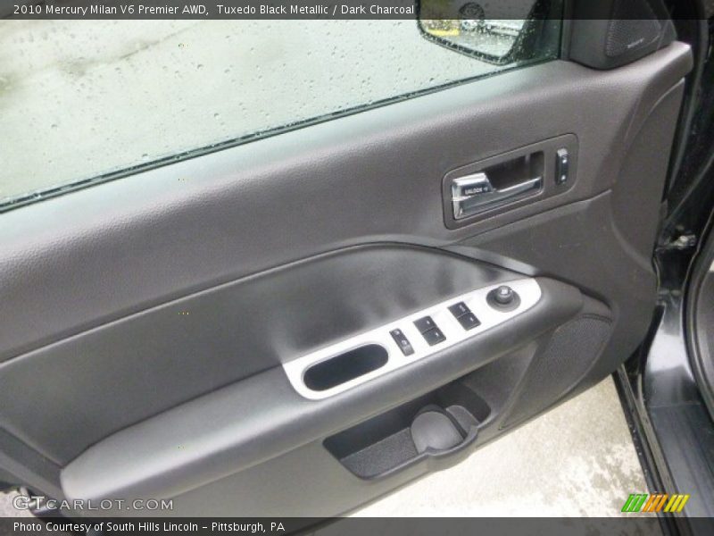 Tuxedo Black Metallic / Dark Charcoal 2010 Mercury Milan V6 Premier AWD