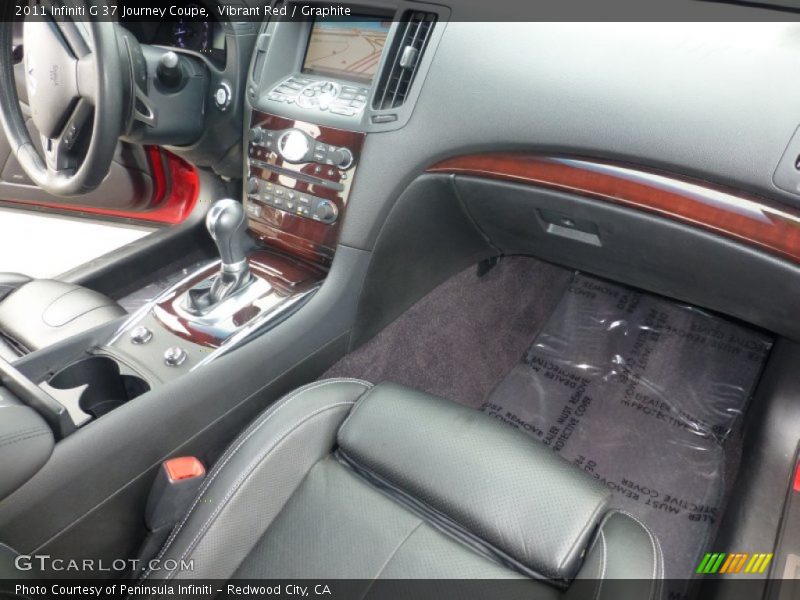 Vibrant Red / Graphite 2011 Infiniti G 37 Journey Coupe