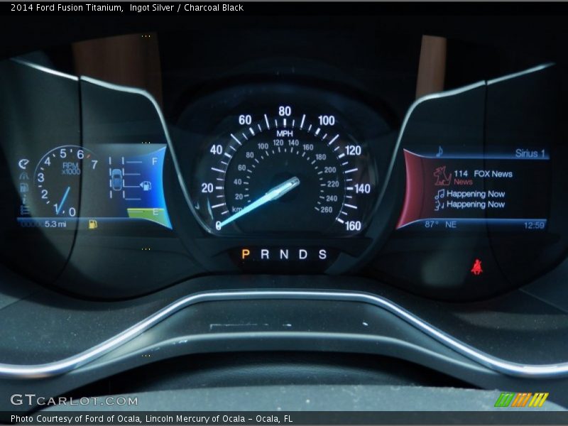  2014 Fusion Titanium Titanium Gauges
