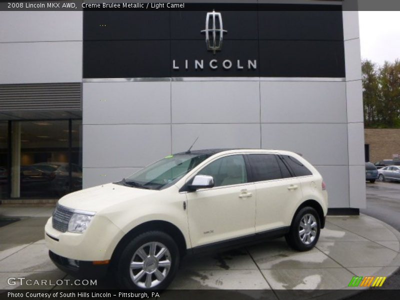 Creme Brulee Metallic / Light Camel 2008 Lincoln MKX AWD