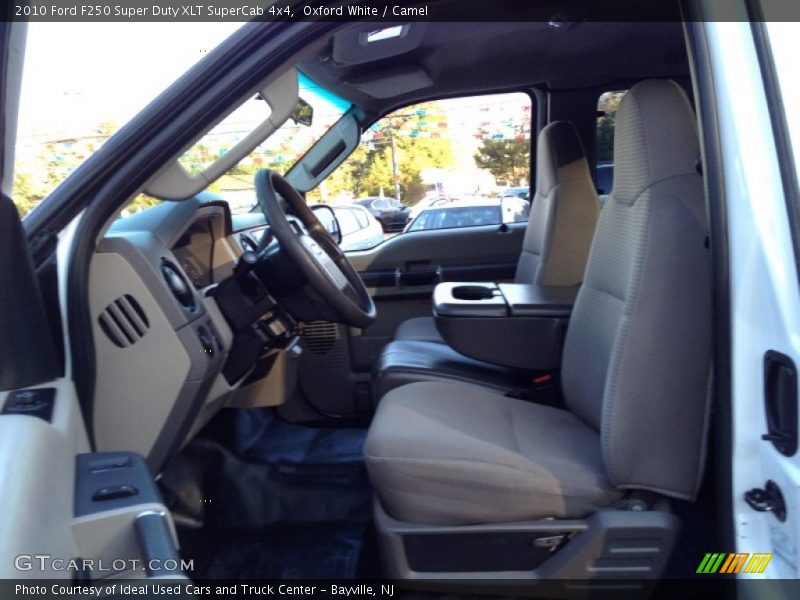 Oxford White / Camel 2010 Ford F250 Super Duty XLT SuperCab 4x4