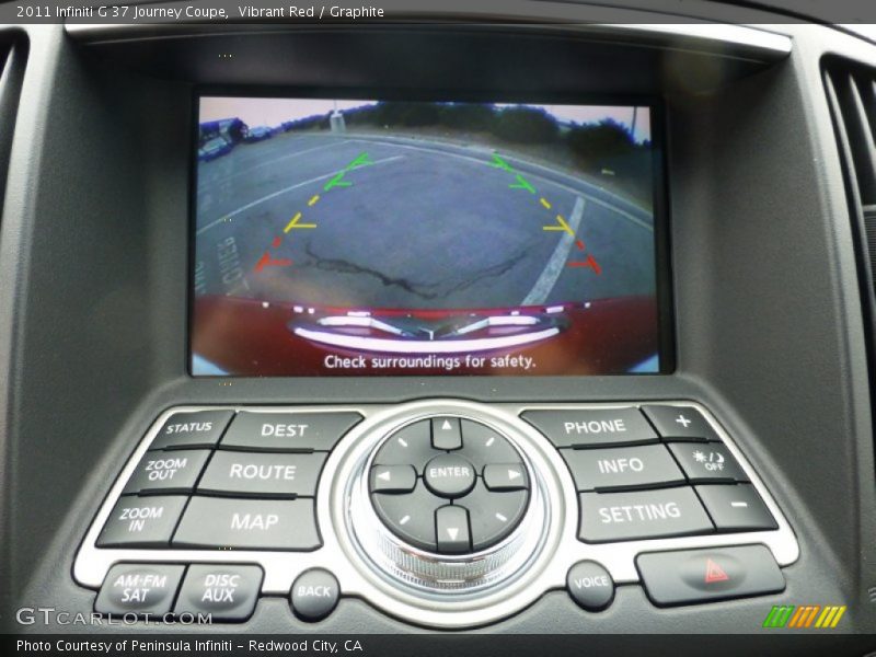 Vibrant Red / Graphite 2011 Infiniti G 37 Journey Coupe