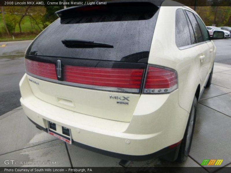 Creme Brulee Metallic / Light Camel 2008 Lincoln MKX AWD