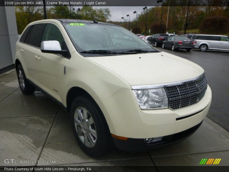 Creme Brulee Metallic / Light Camel 2008 Lincoln MKX AWD
