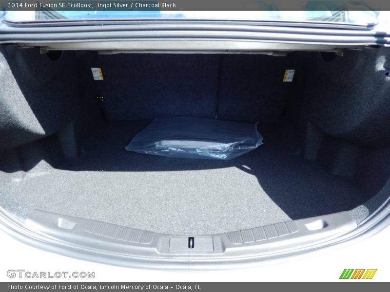Ingot Silver / Charcoal Black 2014 Ford Fusion SE EcoBoost
