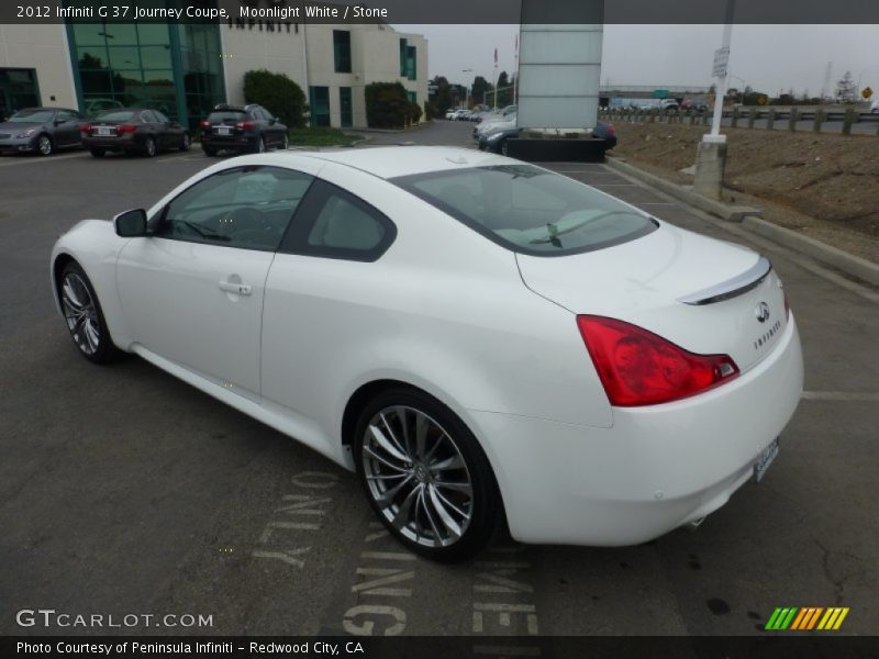 Moonlight White / Stone 2012 Infiniti G 37 Journey Coupe