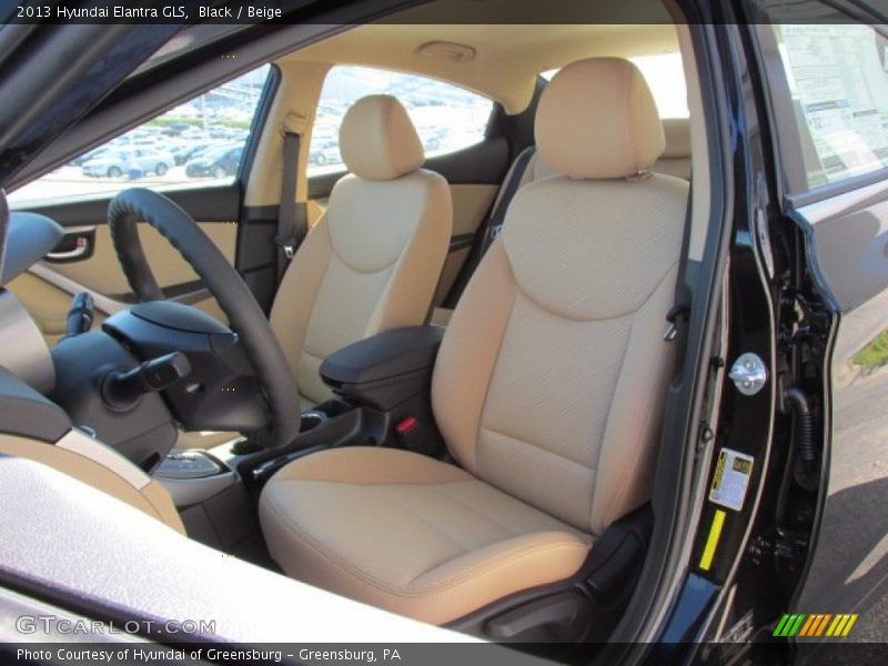 Black / Beige 2013 Hyundai Elantra GLS