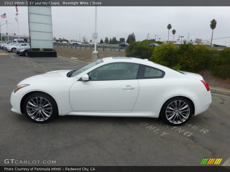 Moonlight White / Stone 2012 Infiniti G 37 Journey Coupe
