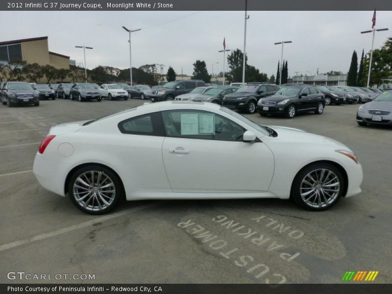 Moonlight White / Stone 2012 Infiniti G 37 Journey Coupe
