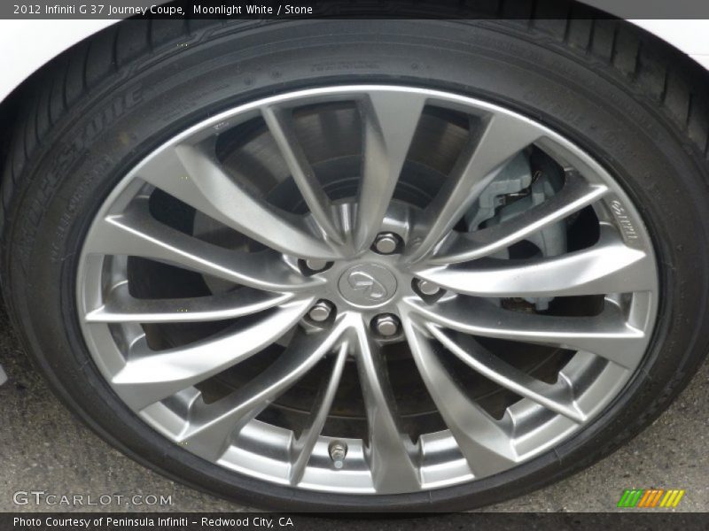Moonlight White / Stone 2012 Infiniti G 37 Journey Coupe