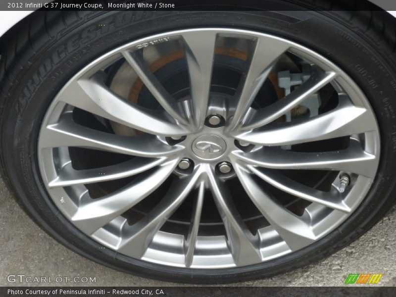 Moonlight White / Stone 2012 Infiniti G 37 Journey Coupe