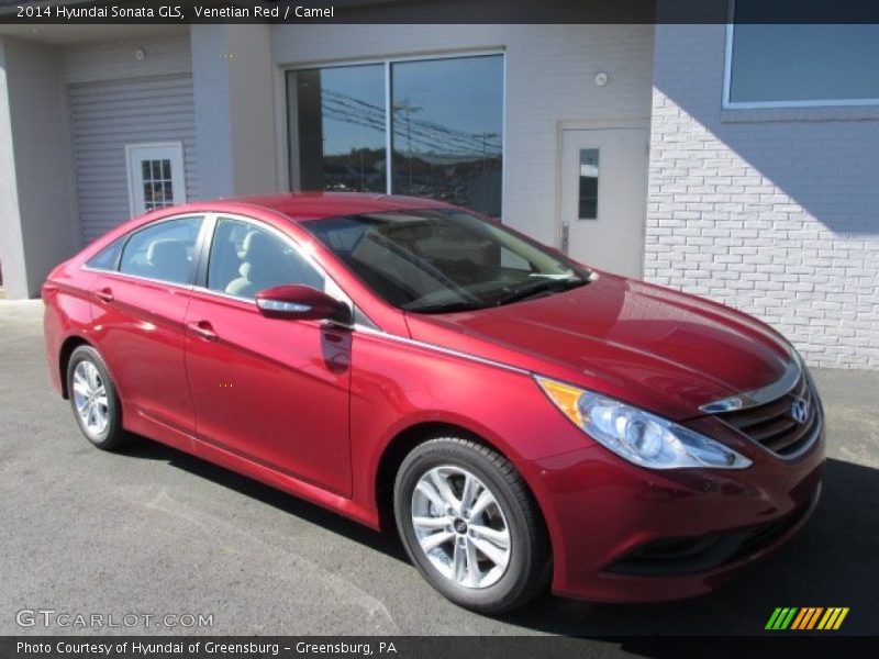 Front 3/4 View of 2014 Sonata GLS