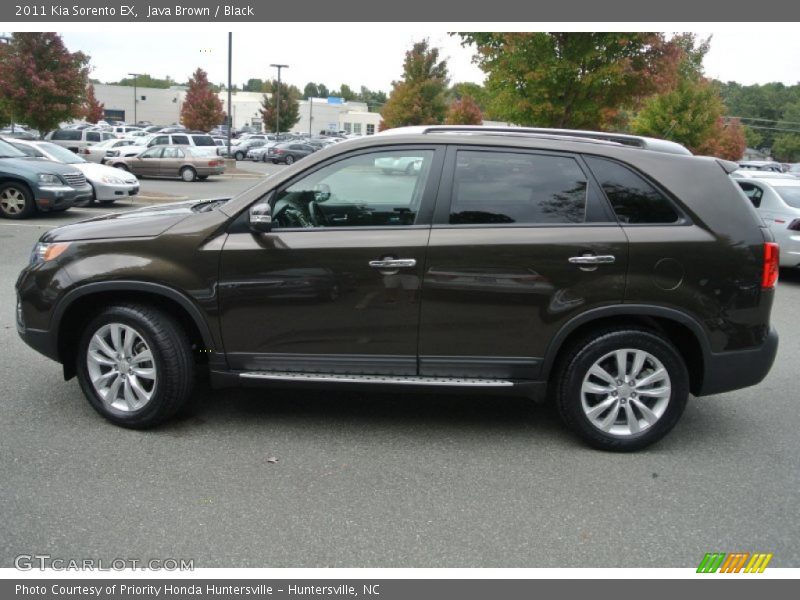 Java Brown / Black 2011 Kia Sorento EX