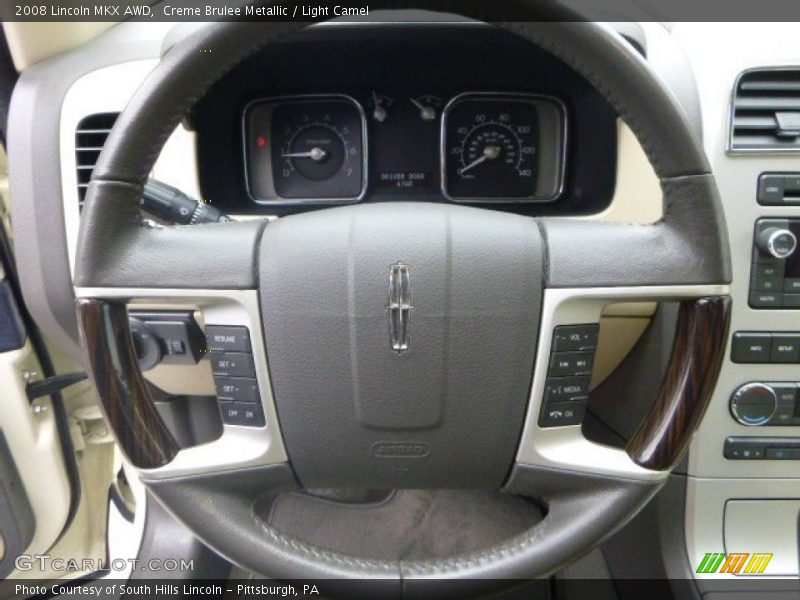 Creme Brulee Metallic / Light Camel 2008 Lincoln MKX AWD