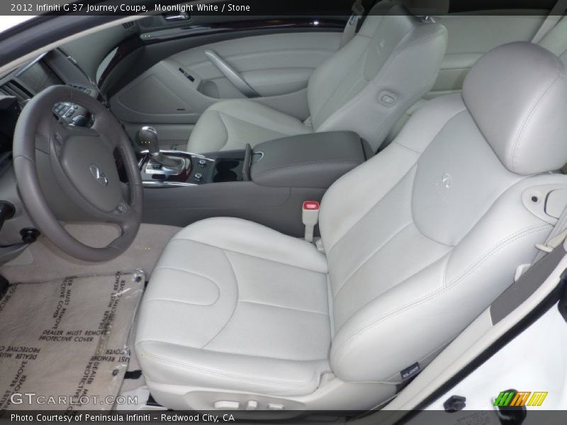 Moonlight White / Stone 2012 Infiniti G 37 Journey Coupe