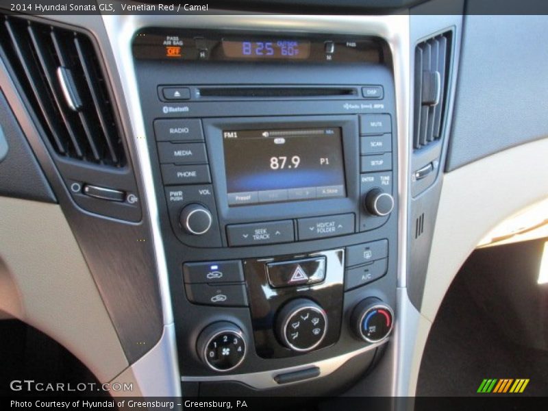 Venetian Red / Camel 2014 Hyundai Sonata GLS