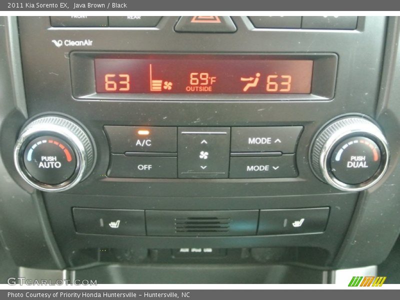 Java Brown / Black 2011 Kia Sorento EX