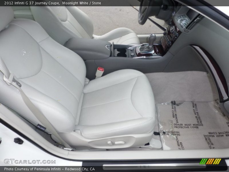 Moonlight White / Stone 2012 Infiniti G 37 Journey Coupe