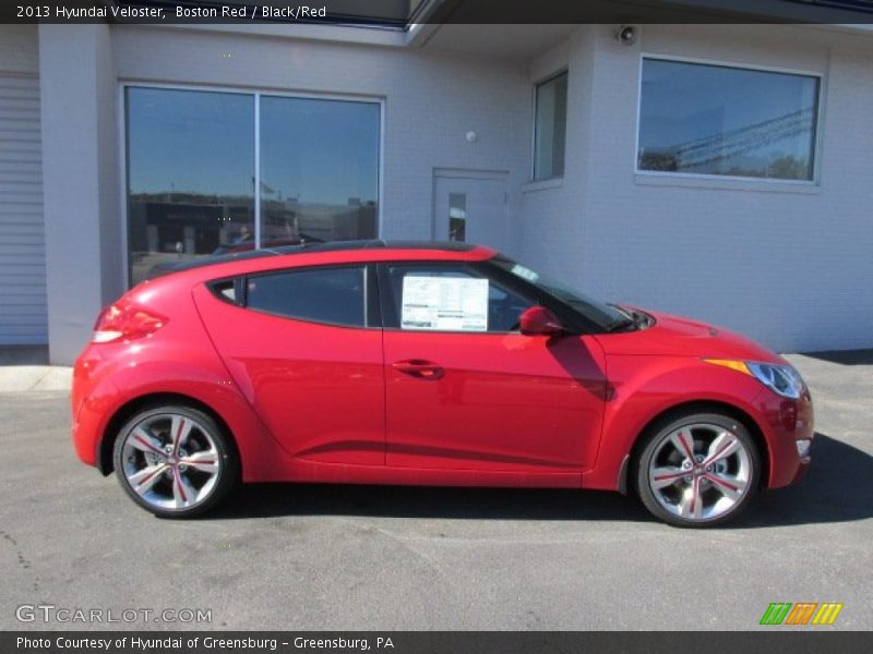 Boston Red / Black/Red 2013 Hyundai Veloster