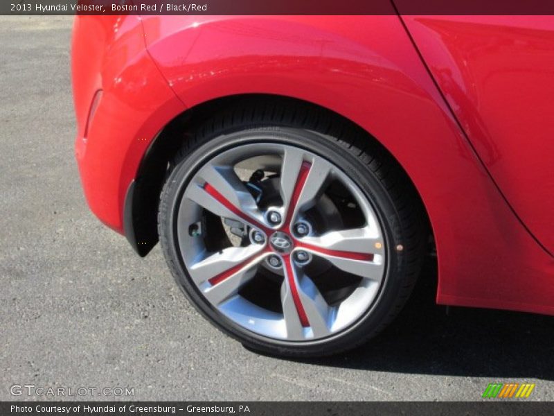 Boston Red / Black/Red 2013 Hyundai Veloster