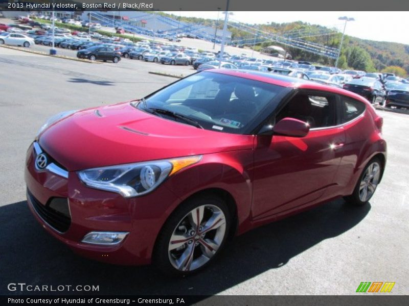 Boston Red / Black/Red 2013 Hyundai Veloster
