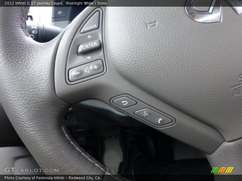 Moonlight White / Stone 2012 Infiniti G 37 Journey Coupe