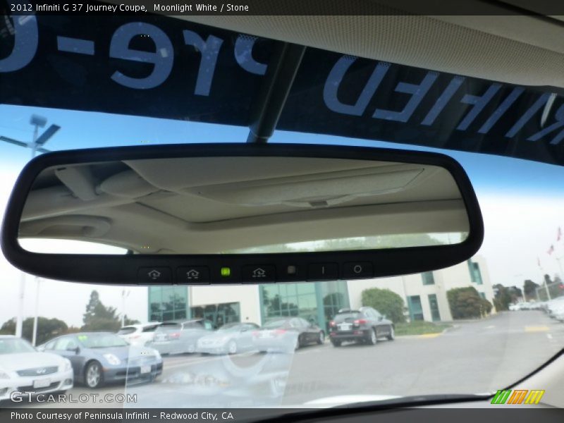 Moonlight White / Stone 2012 Infiniti G 37 Journey Coupe