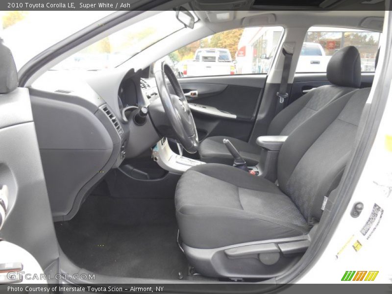 Super White / Ash 2010 Toyota Corolla LE