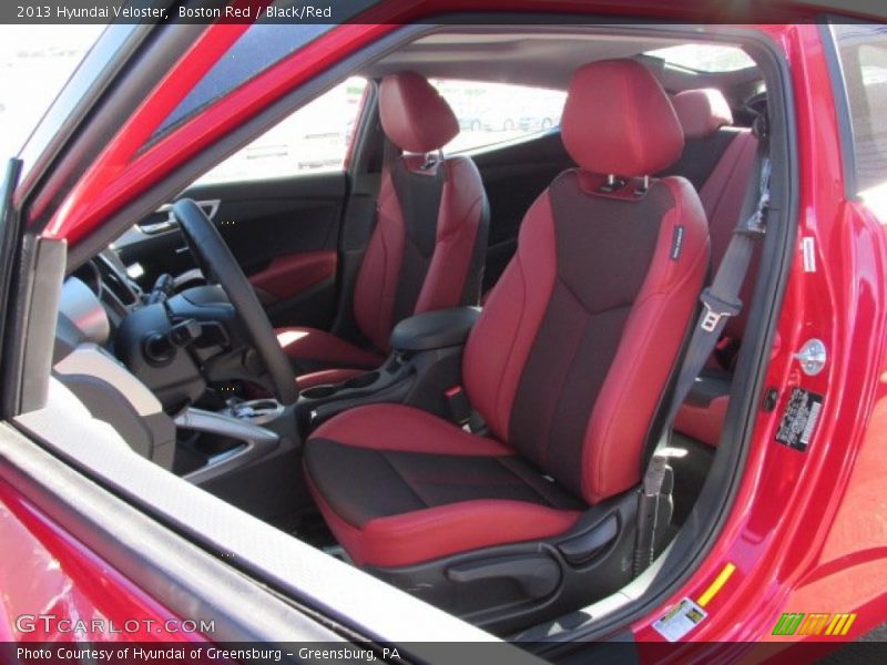 Boston Red / Black/Red 2013 Hyundai Veloster