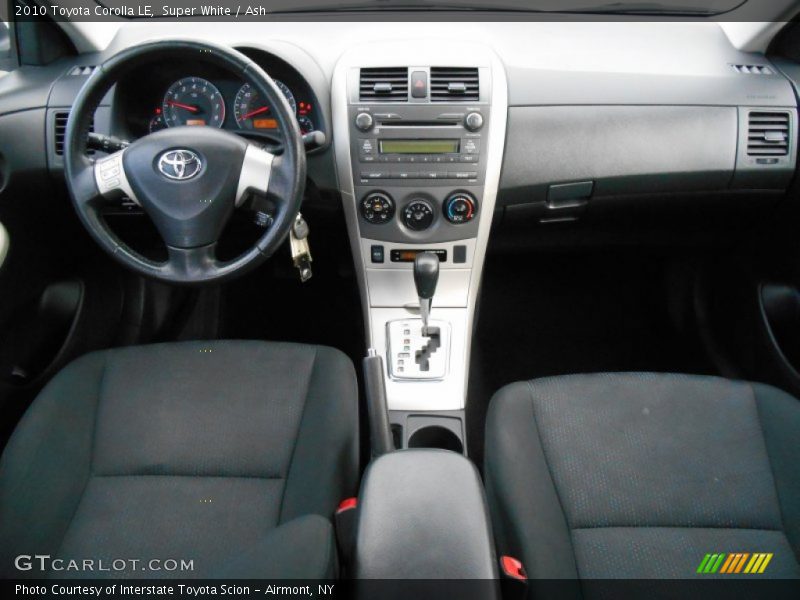 Super White / Ash 2010 Toyota Corolla LE