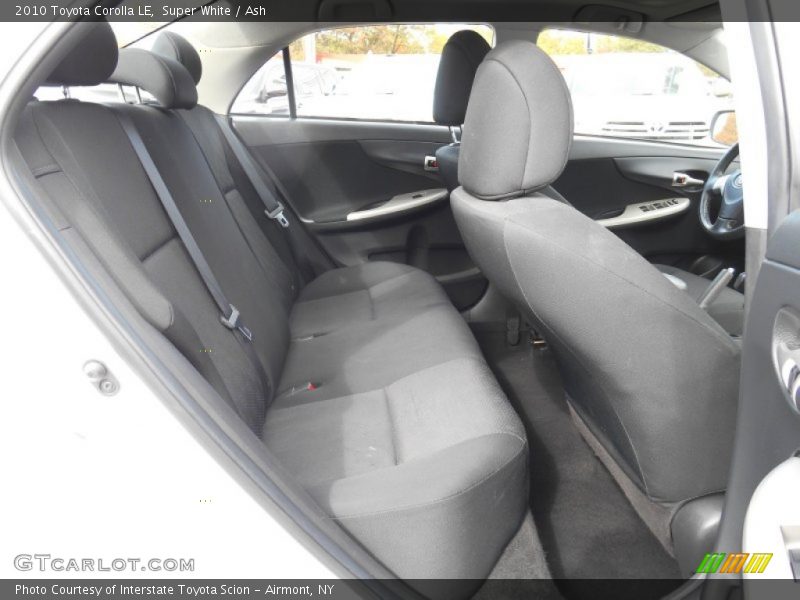 Super White / Ash 2010 Toyota Corolla LE