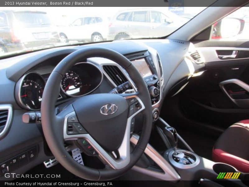 Boston Red / Black/Red 2013 Hyundai Veloster