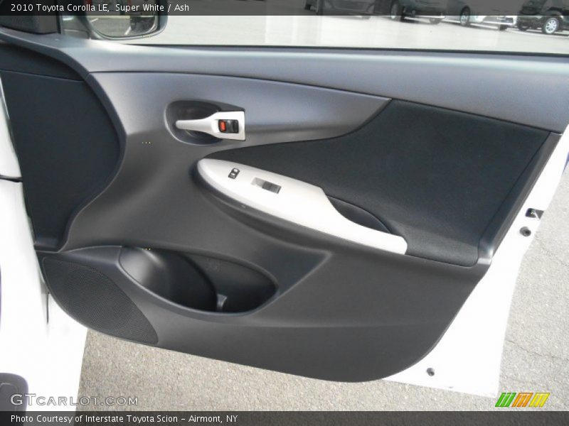 Super White / Ash 2010 Toyota Corolla LE