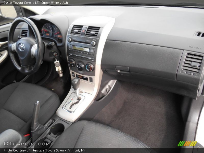 Super White / Ash 2010 Toyota Corolla LE