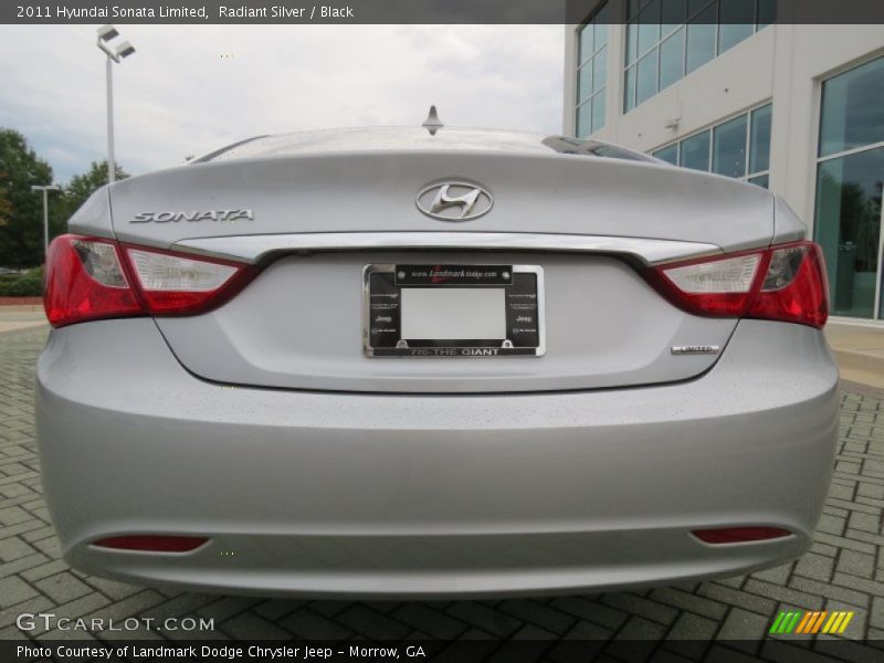 Radiant Silver / Black 2011 Hyundai Sonata Limited