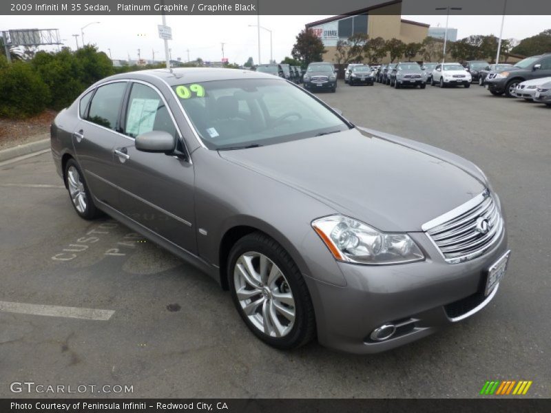 Platinum Graphite / Graphite Black 2009 Infiniti M 35 Sedan