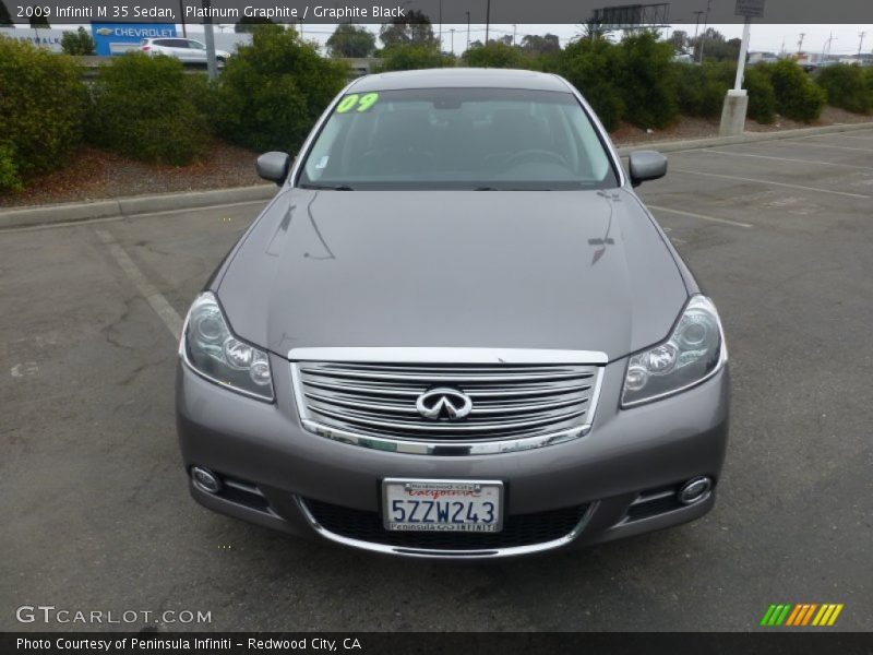 Platinum Graphite / Graphite Black 2009 Infiniti M 35 Sedan