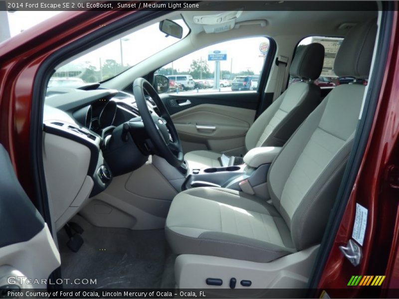 Sunset / Medium Light Stone 2014 Ford Escape SE 2.0L EcoBoost