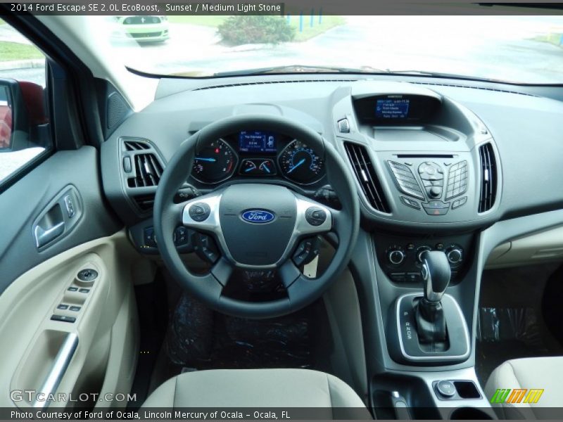 Sunset / Medium Light Stone 2014 Ford Escape SE 2.0L EcoBoost